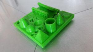 3d printing test - improoved result - Green PLA 3d printing test - improoved result - Green PLA