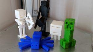 Free 3D file Micro Minecraft Mobs 🎲・Object to download and to 3D  print・Cults