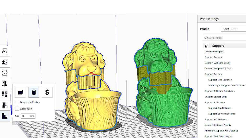 Support Settings in 3D Printing - Custom or Tree, or Enforcer?