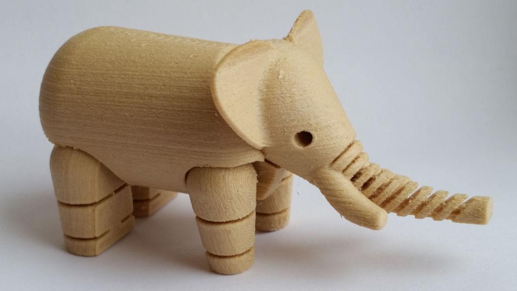 Natural Wood PLA Filament for 3D Printing