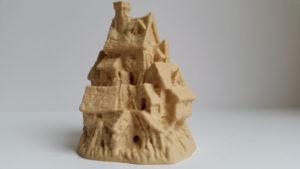 Houses on the Rock in wood filament