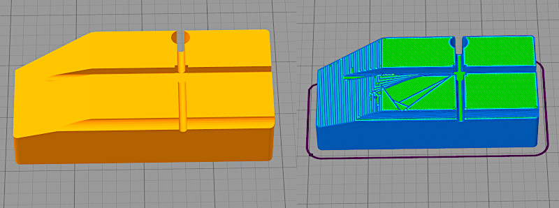 iPhone dock for Volvo STL and Gcode Preview