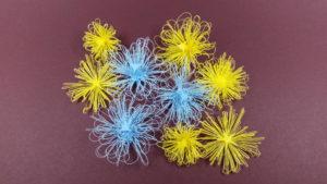 Hairy 3D Prints - Drooloop Flowers - Designed by Mark Peeters