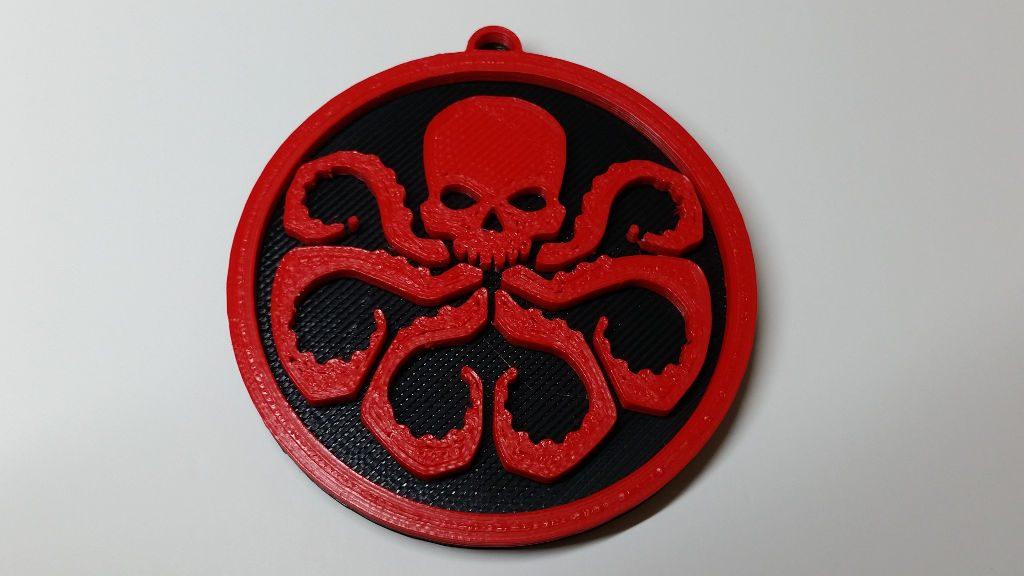 Multicolor 3D Printing - Hydra Pendant Multicolor 3D Printing - Hydra Pendant