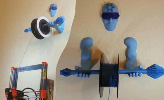 Wall Mounted Spool Holder - 3D Printing Guardian