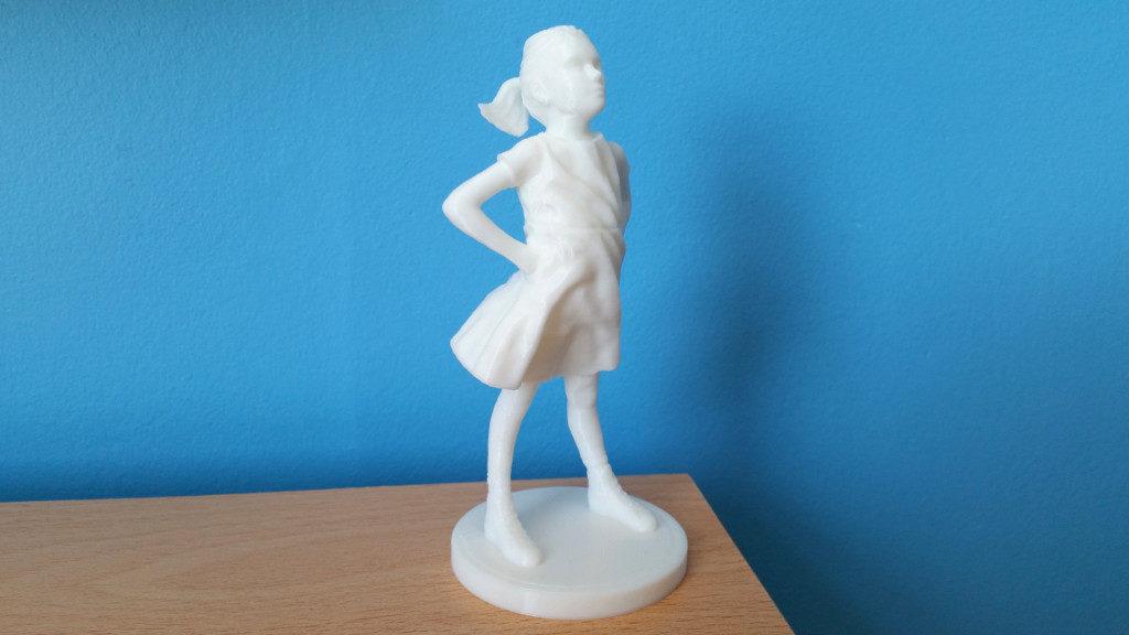 3D Printed Fearless Girl