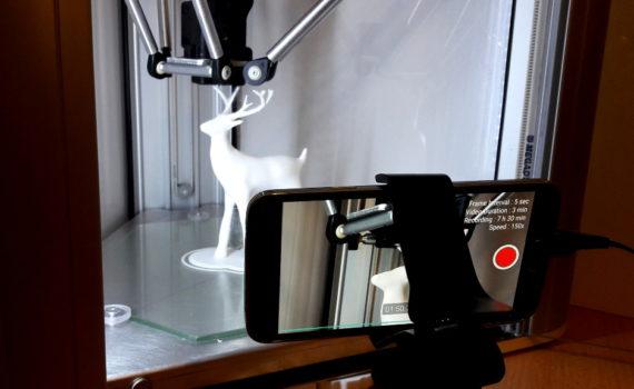 Framelapse in Action - DeltaWasp2040 3D Printing Christmas Deer - 12 Hour Time-laspe
