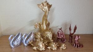 Spray Painting 3D Printed Models Gallery