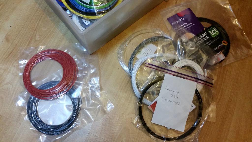 3D Printer Filament Samples