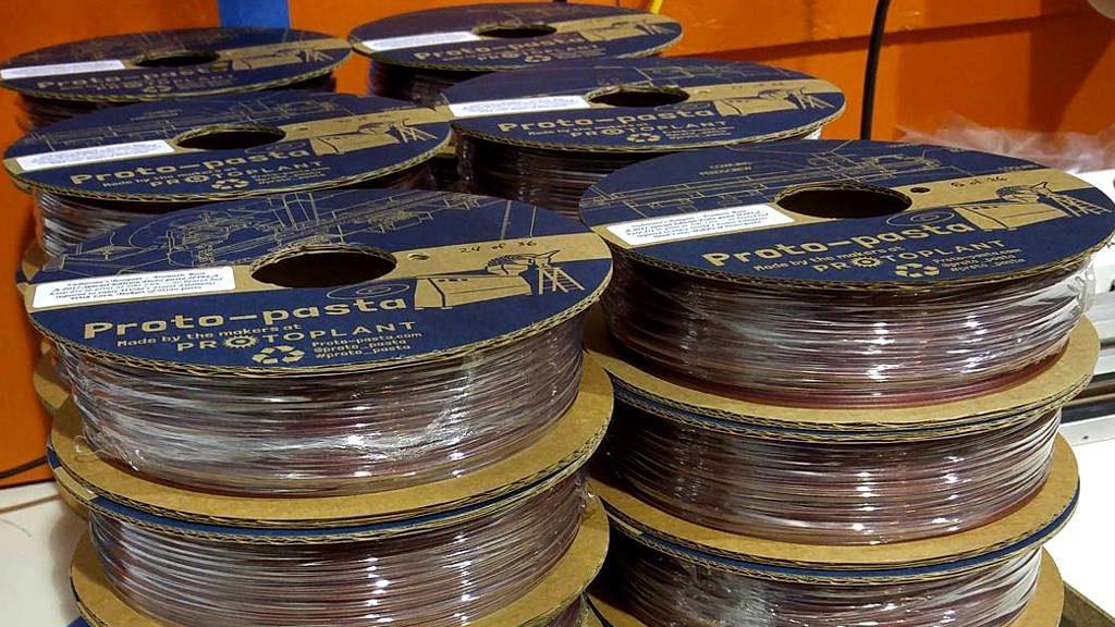 Proto Pasta Recyclable Carboard 3D Printing Filament Spool