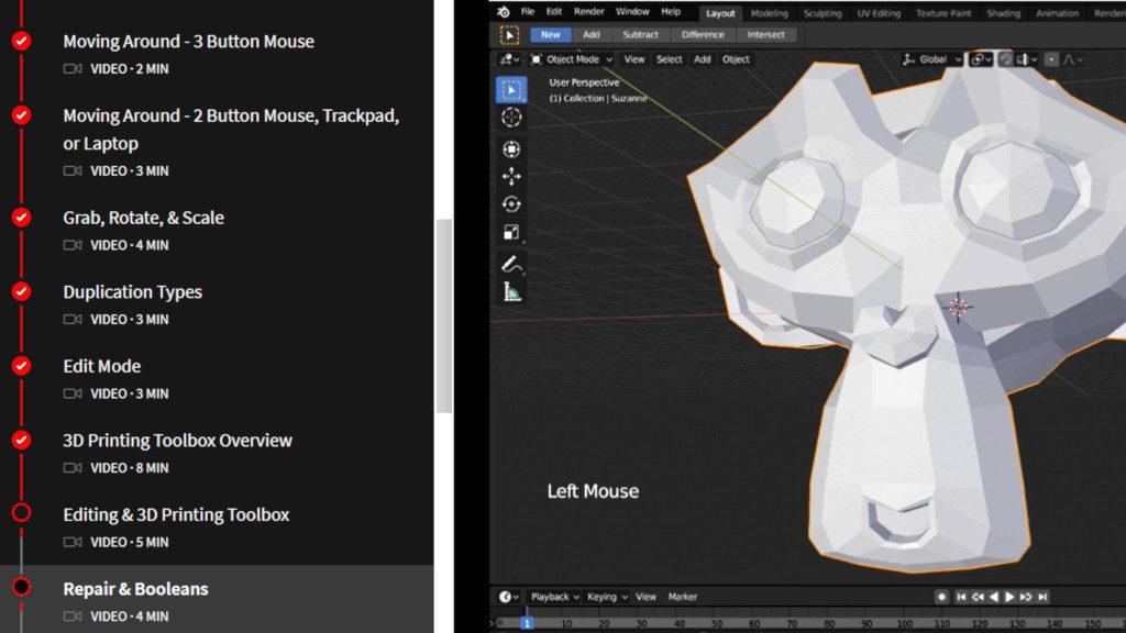 navn Kristendom ærme Blender Training for 3D Printing - 3D Design Course vs YouTube