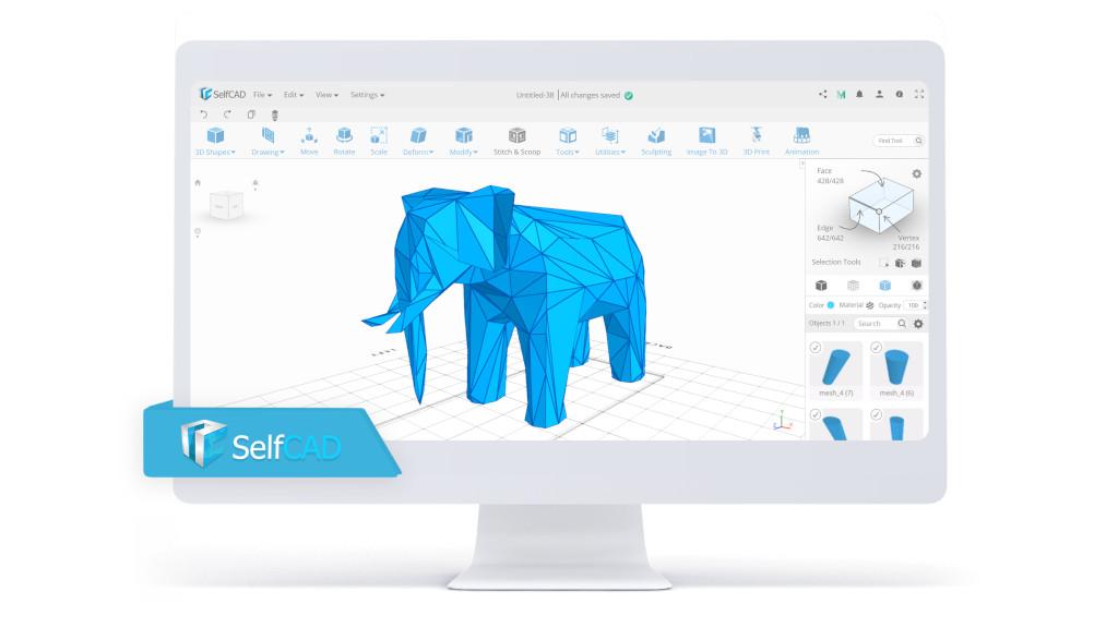 SelfCAD - Design Software 3D Printing - Review and Features