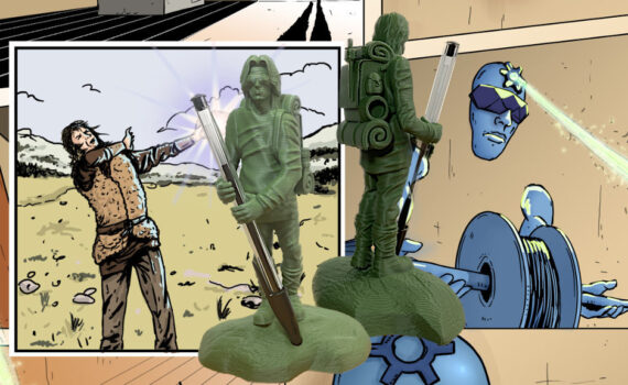 3D Printing Guardian Pen Holder Figurine