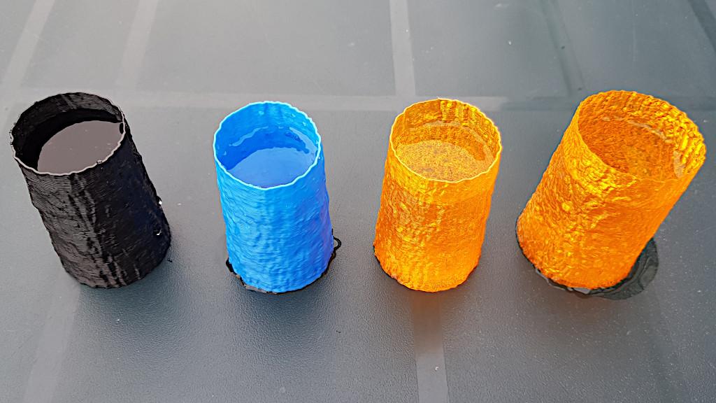 Watertight Test - 4 cups with water