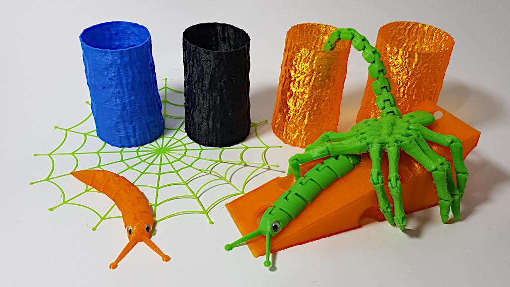 TPU 3D printer filaments for flexible parts