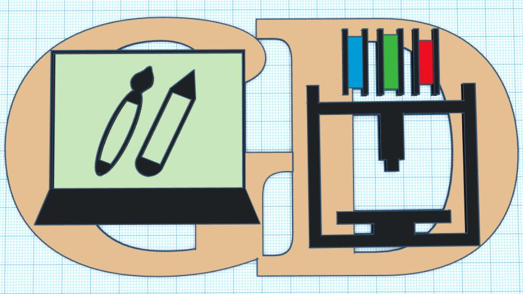 Create Graphic Design with 3D Printer - Design in Tinkercad Create Graphic Design with 3D Printer - Design in Tinkercad