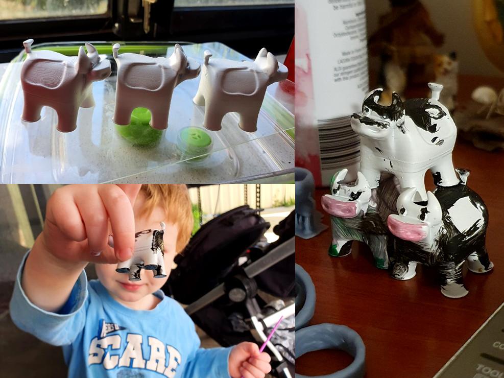 Painting Makes Printed on SLA Resin 3D Printer Painting Makes Printed on SLA Resin 3D Printer