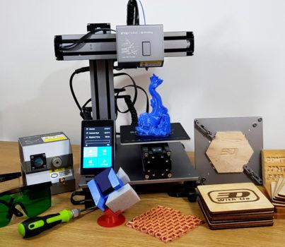 Snapmaker 3-in-1 3D Printer CNC Laser Engraver Cutter Unboxing Review