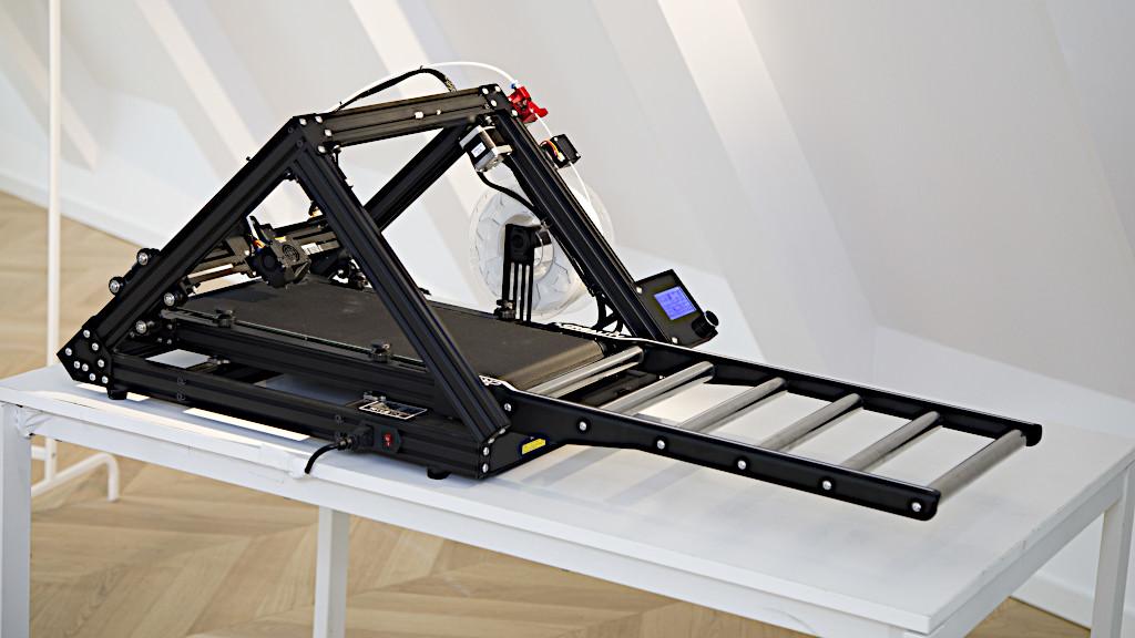 Creality CR-30 3D printer with a roller attachment