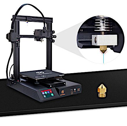 Mingda D2 3D Printer Extruder and Nozzle Mingda D2 3D Printer Extruder and Nozzle