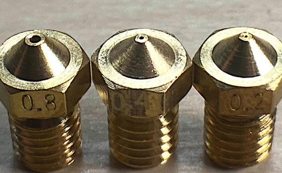 3D Printer Nozzle Sizes – From Thin .2mm to Thick .8mm