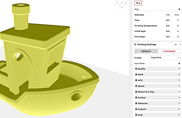 Rose3D Slicer Software