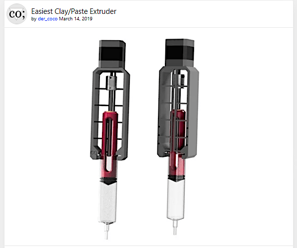 Paste Extruder by Constantijn