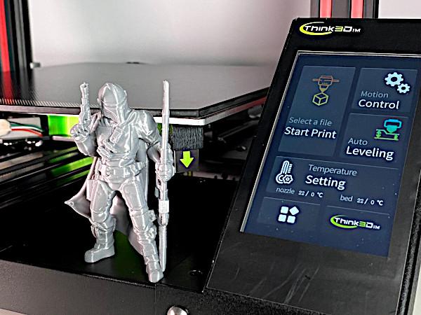Touchscreen and 3D Printed Mandalorian by iczfirz