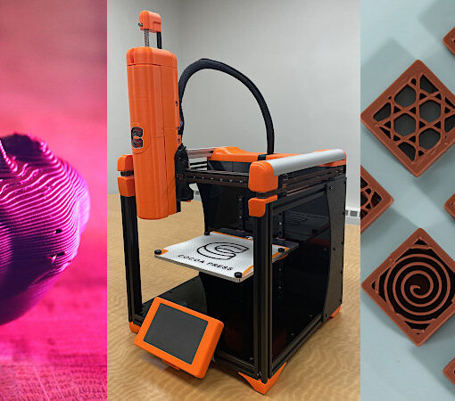 Cocoa Press and 3D Printed Samples