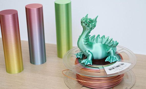 Rainbow Silk PLA Filament Review