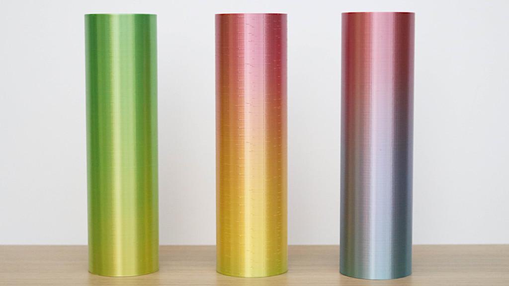 Rainbow Silk PLA Filament - 3D Printing with a Color Gradient