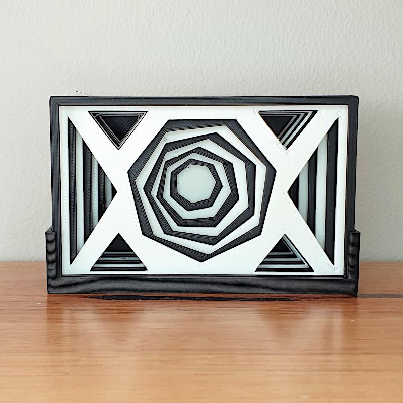 Multi-layered silhouette art Multi-layered silhouette art