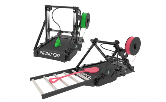 Infinity3D Transformable Belt 3D Printer