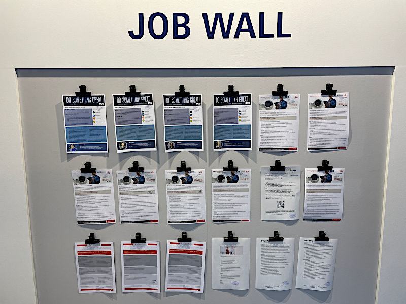 Job Wall at Formnext