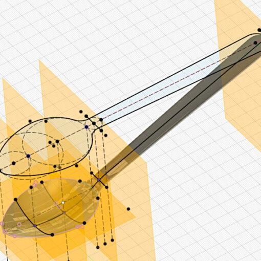 Learn Fusion 360 - 3D Designed Spoon