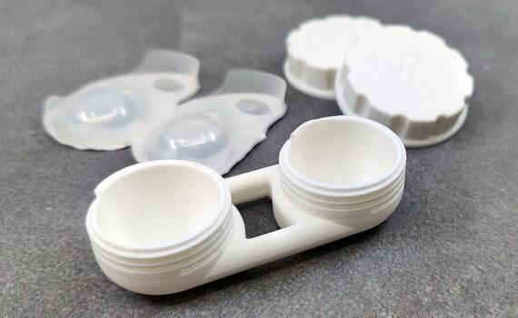 Contact lens tray - 3D Printed in MatX AMBX PLA