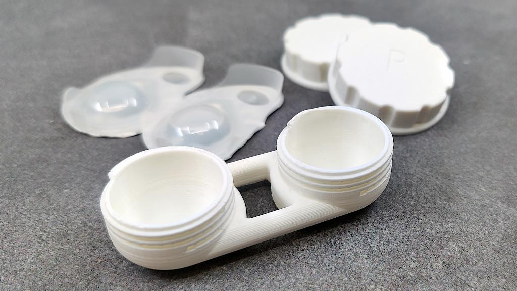 Contact lens tray - 3D Printed in MatX AMBX PLA