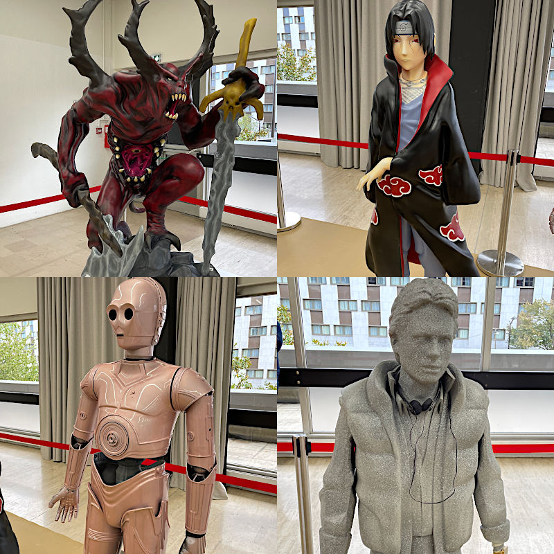 Demon, Naruto, C-3PO, Marty McFly Props