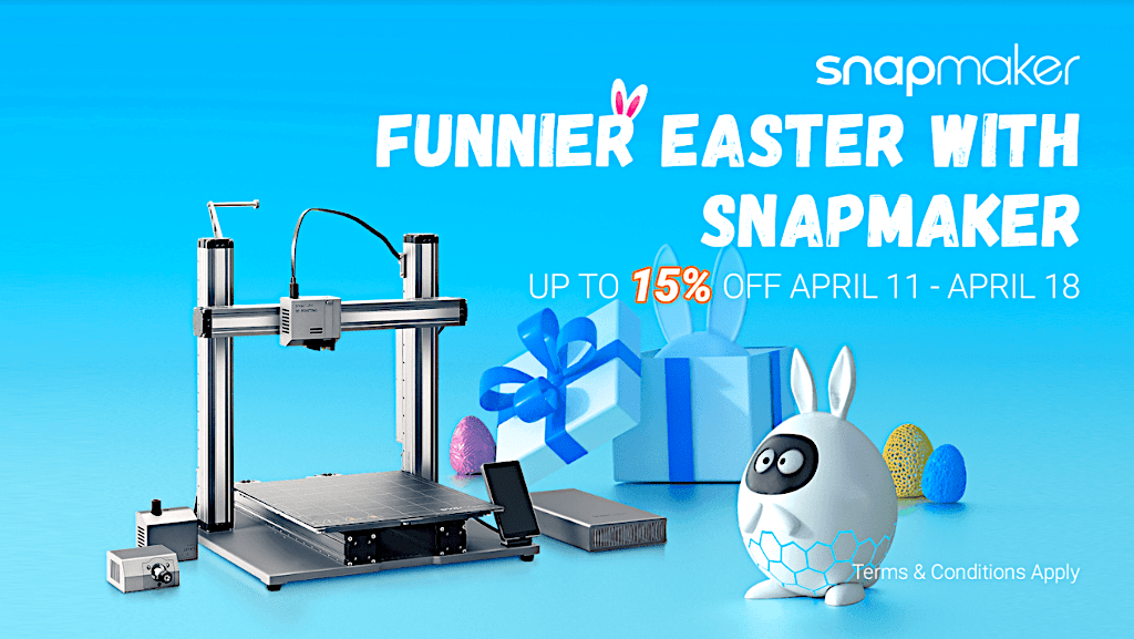 Snapmaker 2 3D Printer Sale, Easter Theme
