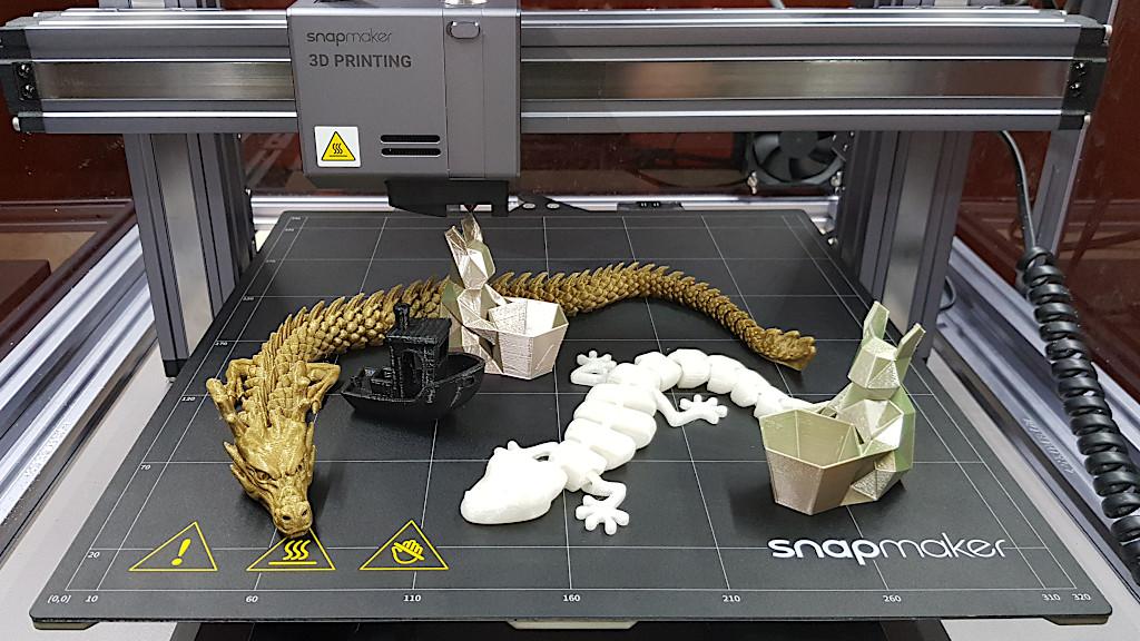 Snapmaker 2.0 A350T 3D Printer Mode Testing