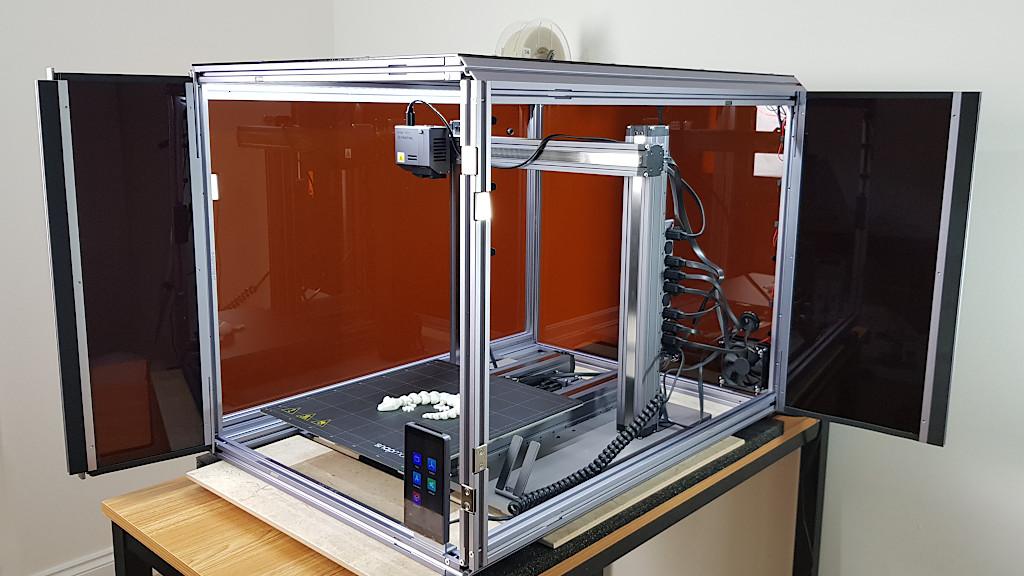 Snapmaker 2.0 A350T 3D Printer and Enclosure - Noise Reducing Setup
