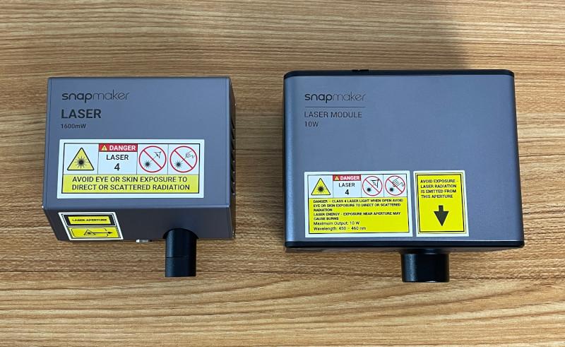 1600mW vs 10W Snapmaker Laser Modules