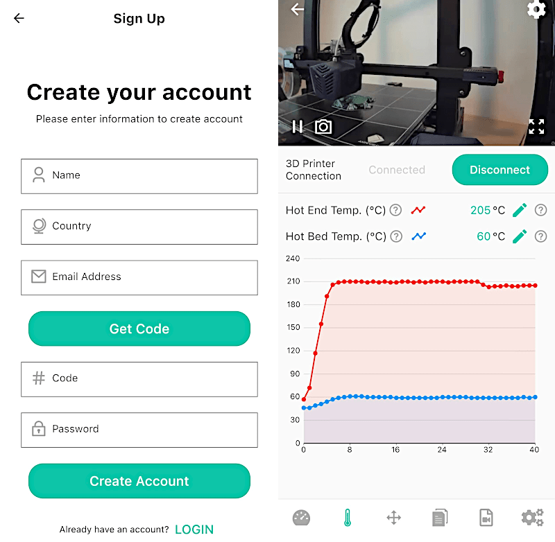 Beagleprint configuration and setup process on iOS