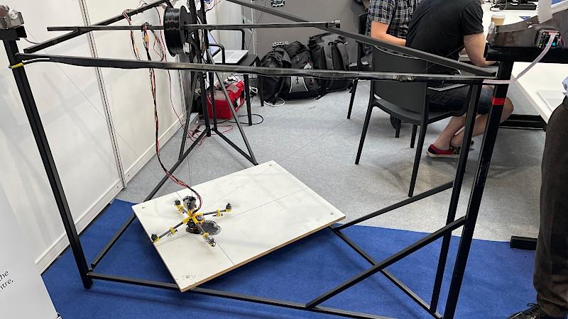Hanging Drone 3D Printer Concept by UCLan