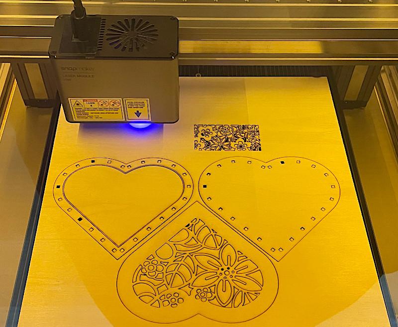 Laser Cutting 3mm Plywood - Snapmaker