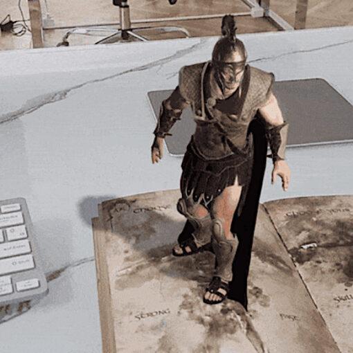 A Page in an AR Book