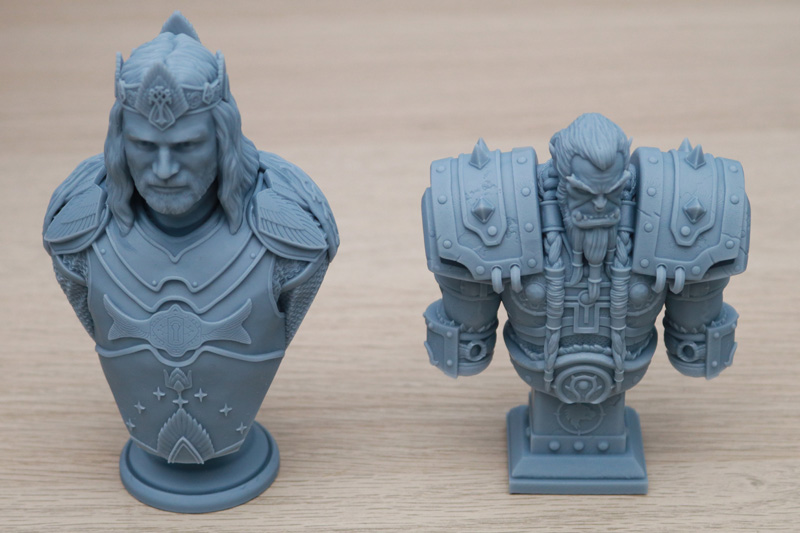 Aragorn and Thrall busts