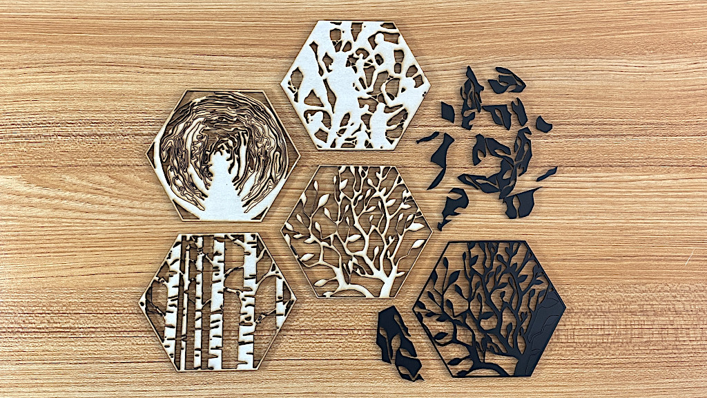 How To Design Hexagons For Laser Cutting   Custom Design Laser Cut Hexagons 