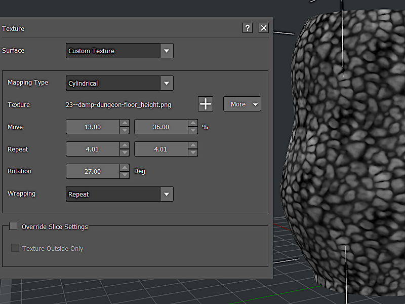 Custom Texture Feature in ideaMaker