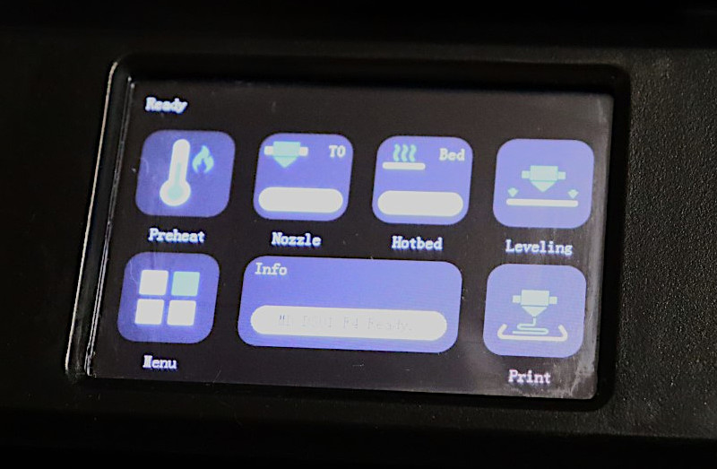 Horizontal display screen